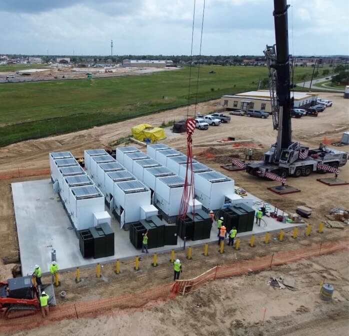 Mobile crane installing steel beams at a construction site in Dallas, TX by Sean Gets Cranes